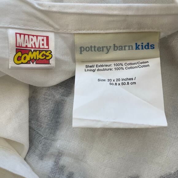 Pottery Barn Kids Marvel Hulk Pillow Cover 18x18 Comic Book Hero Cotton - Picture 3 of 6